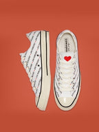 CT70 LOVE PEARYSLEY WHITE LOW CUT 167346C
