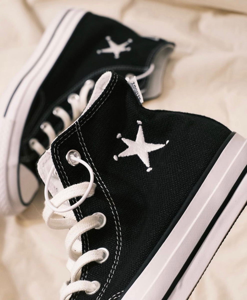 CT70 STUSSY ステューシー BLACK HI CUT A01765C