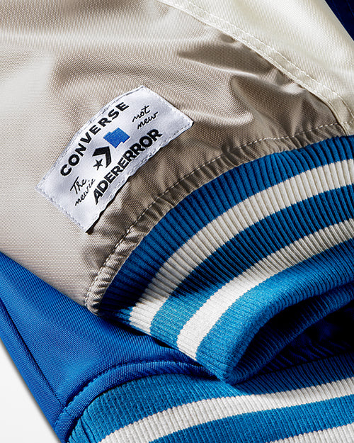 Ader Error x Converse Shapes Varsity Jacket Cobalt Blue