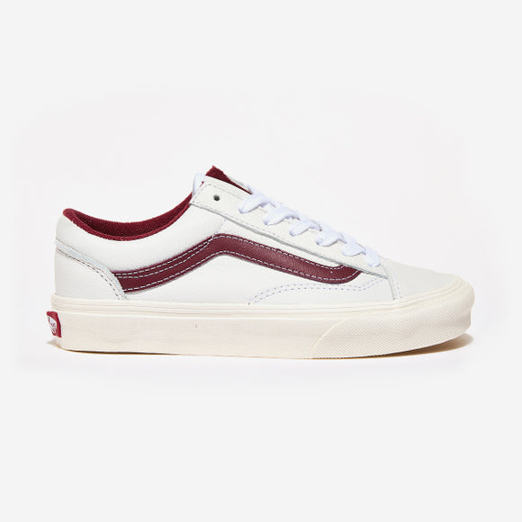 VANS US STYLE36 RETRO LEATHER（レザー）SPORTS BURGUNDY LOW CUT ...