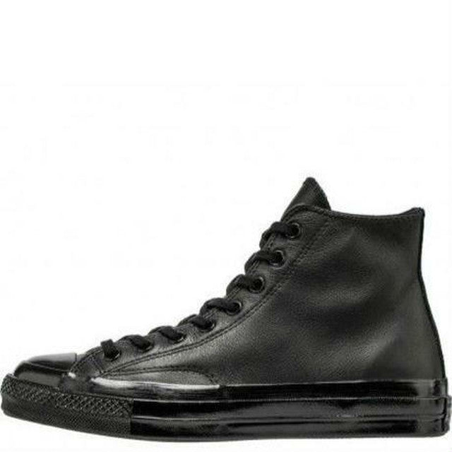 三ツ星 チャックテイラーCT70 LEATHER BLACK HI CUT 155454C – RARETEM