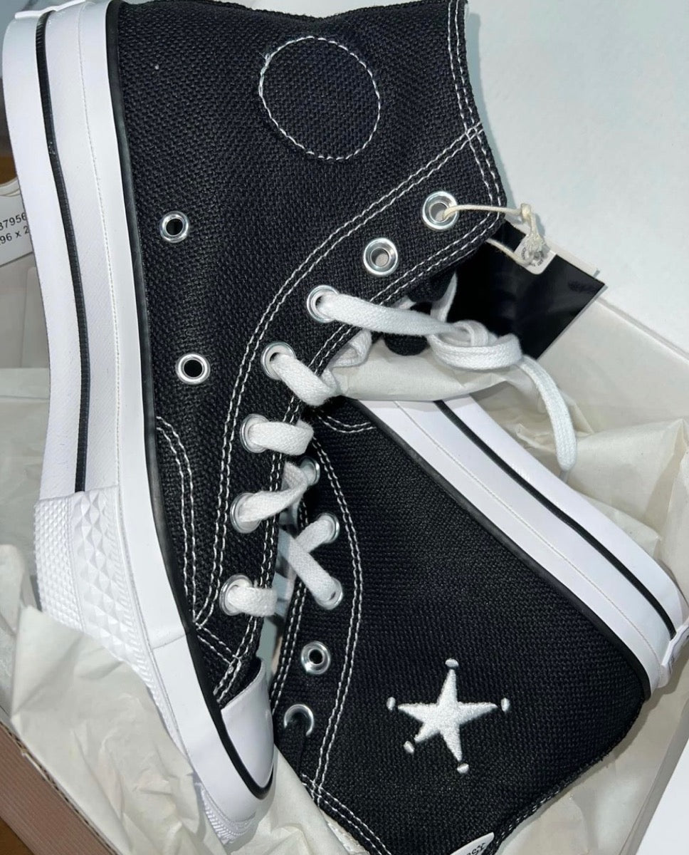 CT70 STUSSY ステューシー BLACK HI CUT A01765C