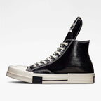 【TWS DOHOON着用】CT70 X DRKSHDW（リック オウエンス） TURBODRK LACQUERED BLACK HI CUT A01291C