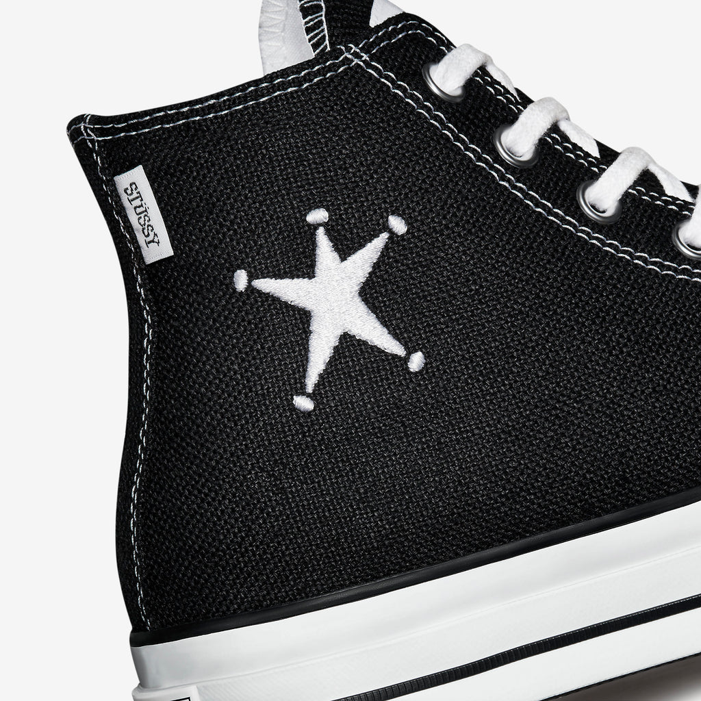 CT70 STUSSY ステューシー BLACK HI CUT A01765C