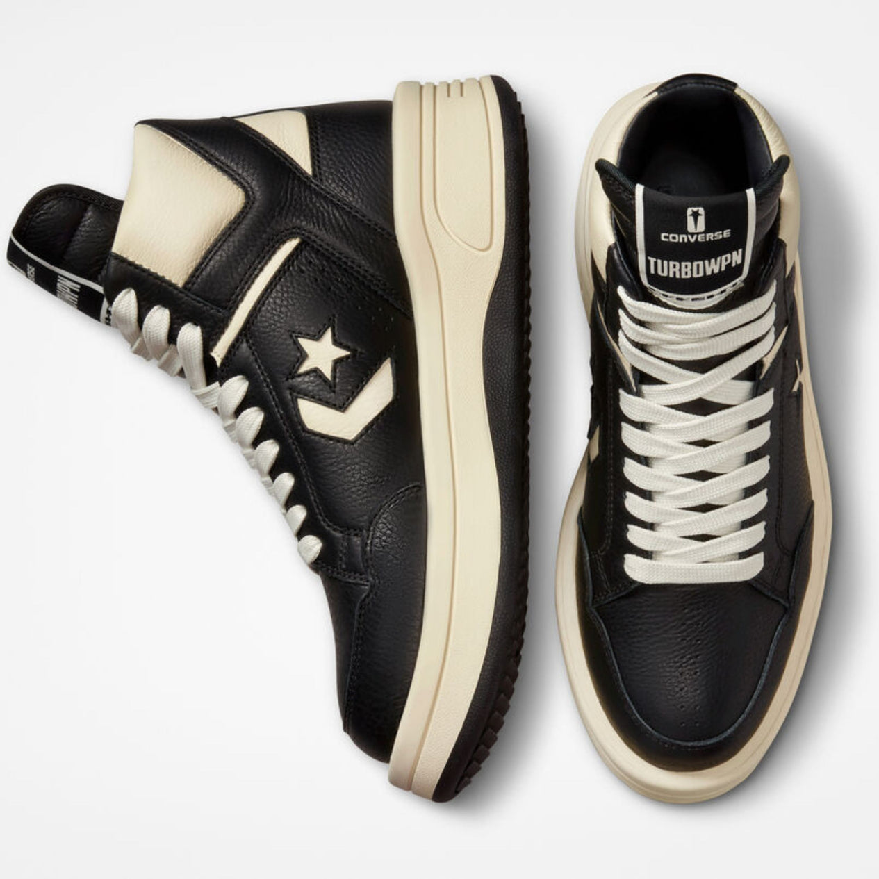 【NMIXX Lily着用】Converse x Drkshdw（Rick Owens） Turbowpn Black Cream A03945C
