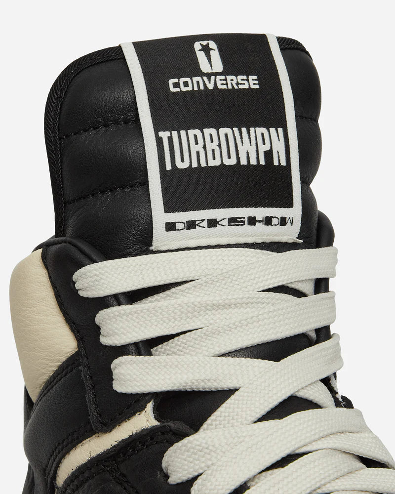 【NMIXX Lily着用】Converse x Drkshdw（Rick Owens） Turbowpn Black Cream A03945C
