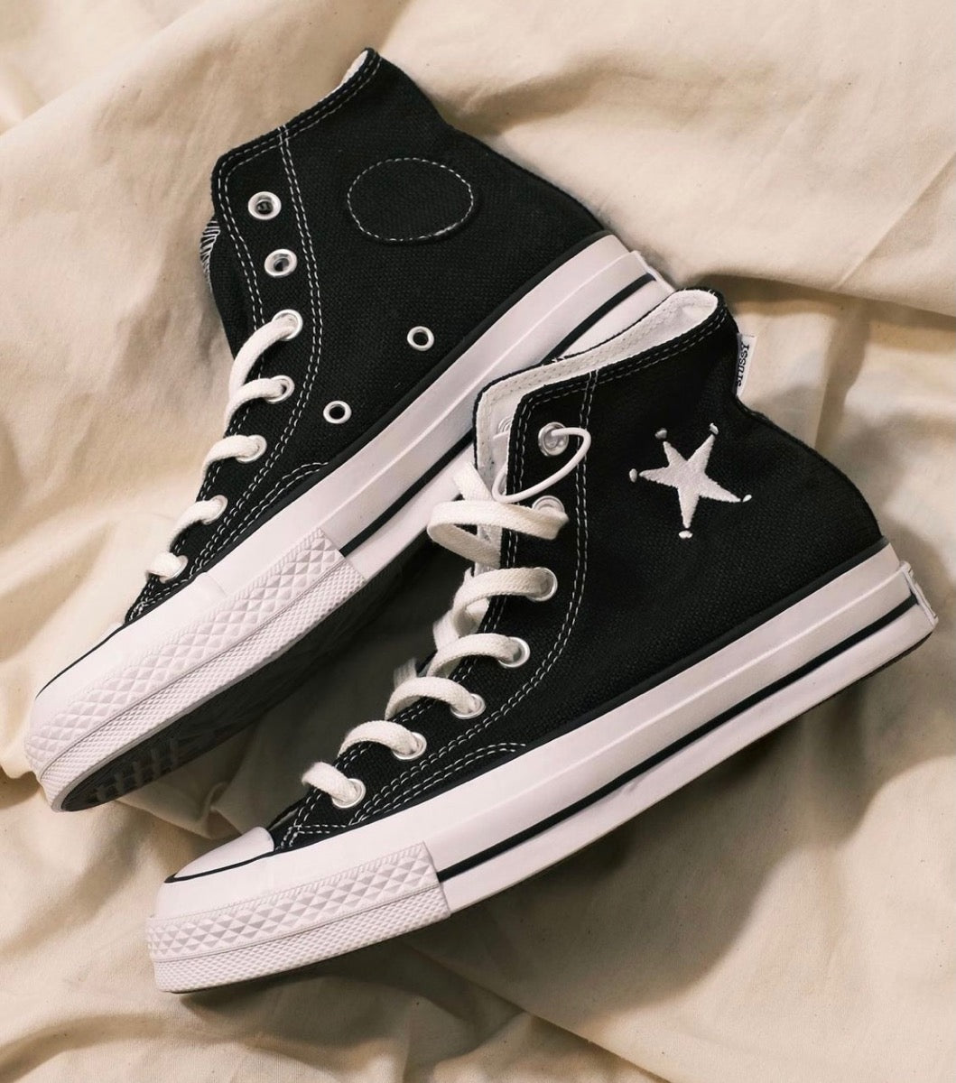 CT70 STUSSY ステューシー BLACK HI CUT A01765C
