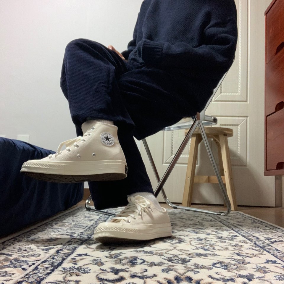【旧品番・全サイズ再入荷】CT70 NATURAL IVORY（ナチュラル・アイボリー） LOW CUT 162211C