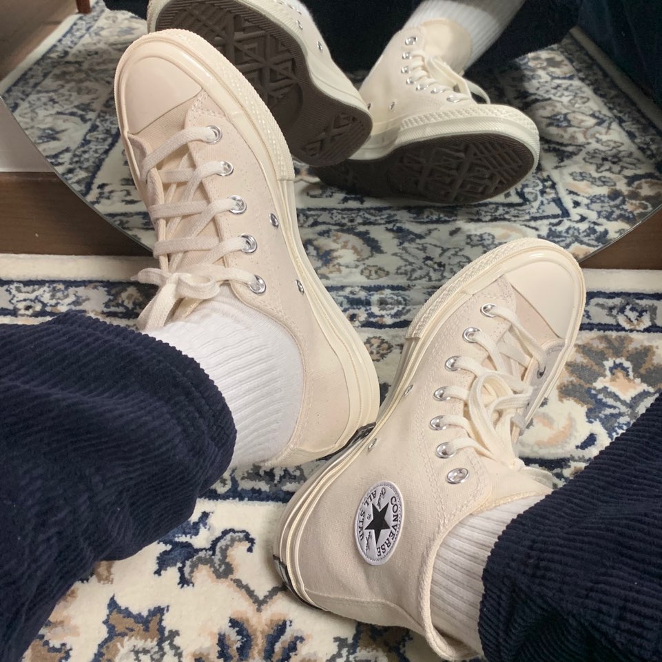 美品】CONVERSE CT70 IVORY - スニーカー