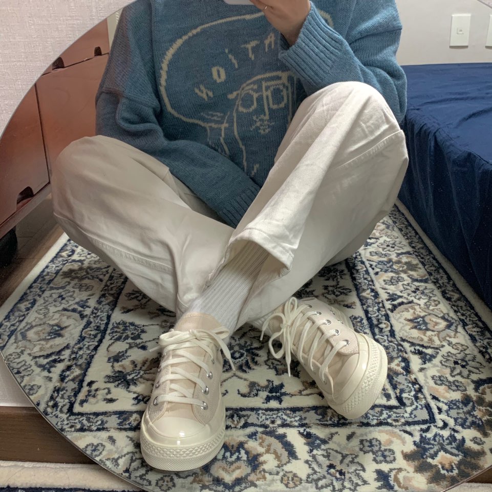 【旧品番・全サイズ再入荷】CT70 NATURAL IVORY（ナチュラル・アイボリー） LOW CUT 162211C