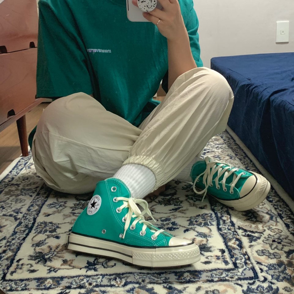 CT70 COURT GREEN HI CUT 170089C