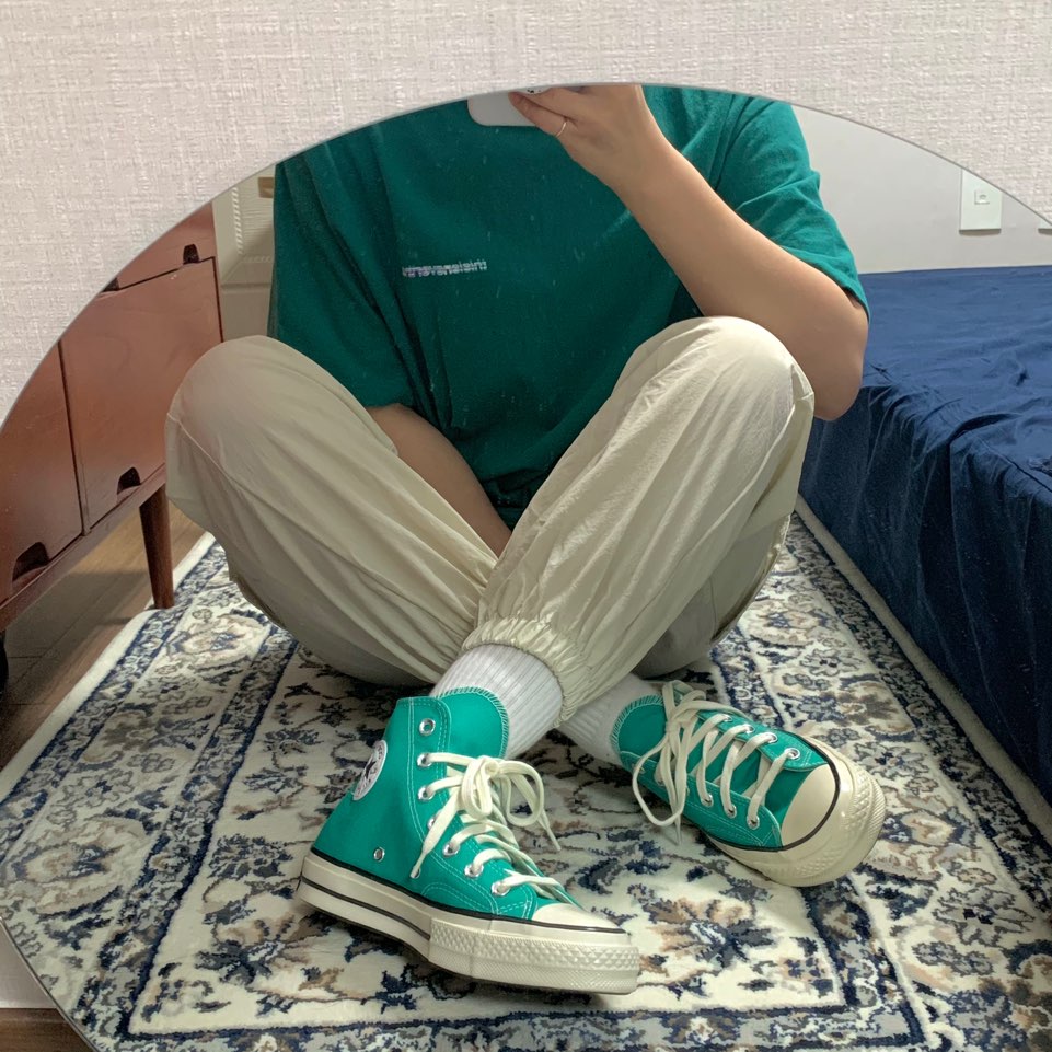 CT70 COURT GREEN HI CUT 170089C