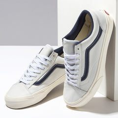 VANS US STYLE36 RETRO LEATHER（レザー）SPORTS NAVY