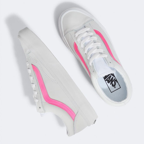 VANS US STYLE36 RETRO LEATHER（レザー）POP STYLE PINK LOW CUT ...