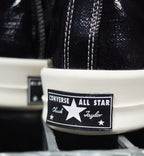 【TWS DOHOON着用】CT70 X DRKSHDW（リック オウエンス） TURBODRK LACQUERED BLACK HI CUT A01291C