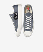 CT70 Play Comme des Garcons Chuck 70 Ox Steel Gray LOW CUT 171849C