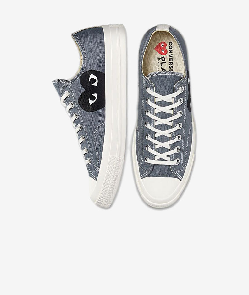 CT70 Play Comme des Garcons Chuck 70 Ox Steel Gray LOW CUT 171849C