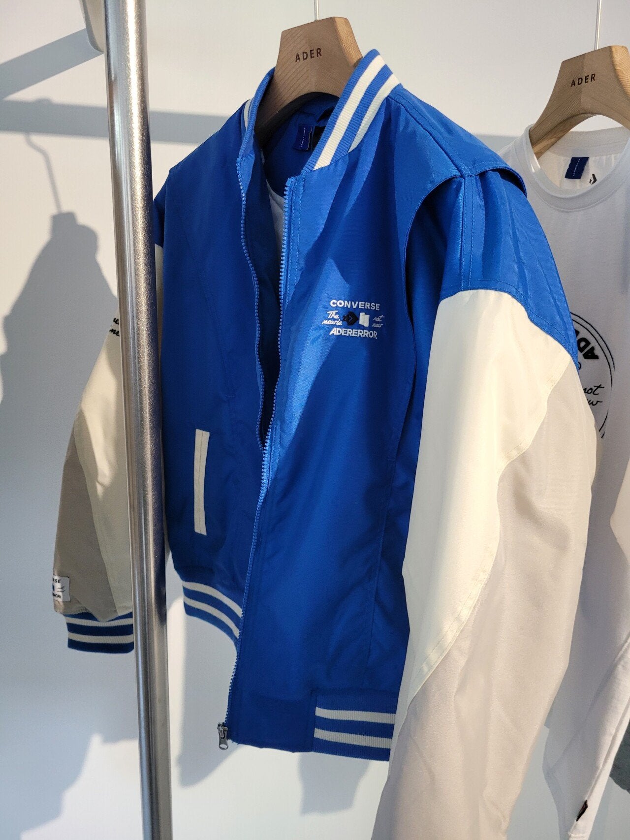 Ader Error x Converse Shapes Varsity Jacket Cobalt Blue – raretem.shop