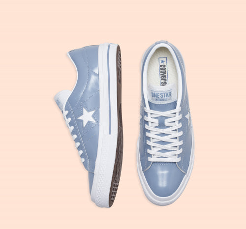 ONE STAR HANBYEOL LEATHER BLUE LOW CUT 168133C