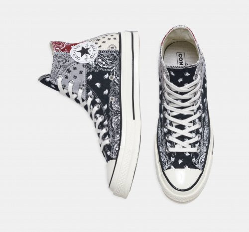 CT70 PAISLEY BLACK HI CUT 169880C