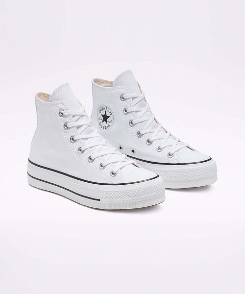 ALL STAR Lift Canvas White HI CUT 560846C