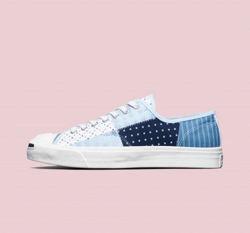 JACK PURCELL Gold Standard PATCHWORK SHIRTING CHAMBRAY BLUE LOW CUT 171723C
