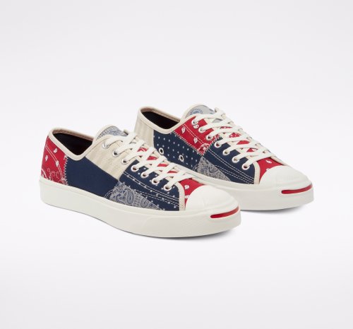 【23cmのみ】JACK PURCELL Gold Standard PATCHWORK SHIRTING CHAMBRAY MIDNIGHT NAVY LOW CUT 171725C