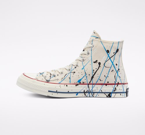 CT70 PAINT SPLATTER PARCHMENT HI CUT 170802C