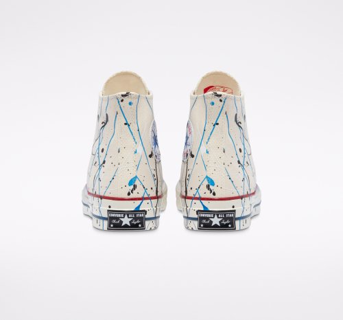CT70 PAINT SPLATTER PARCHMENT HI CUT 170802C