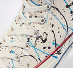 CT70 PAINT SPLATTER PARCHMENT HI CUT 170802C
