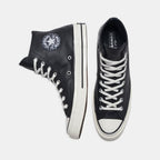 【22cm/23cmのみ】CT70 BLACK LEATHER（レザー）HI CUT 173129C