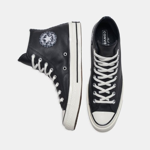 【22cm/23cmのみ】CT70 BLACK LEATHER（レザー）HI CUT 173129C