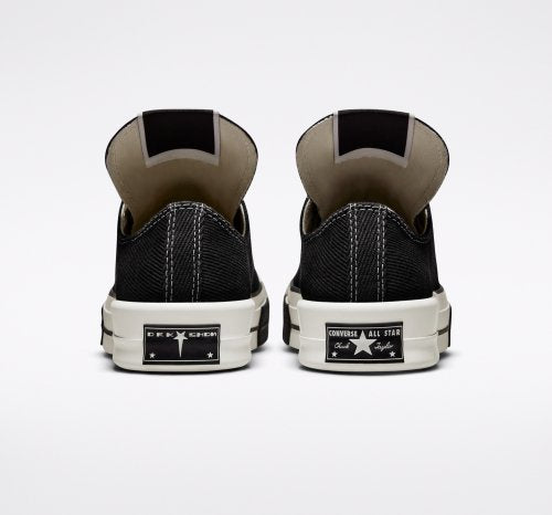 CT70 X DRKSHDW DRK STAR（Rick Owens） BLACK LOW CUT 172347C