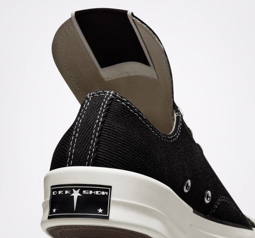 CT70 X DRKSHDW DRK STAR（Rick Owens） BLACK LOW CUT 172347C