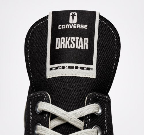 CT70 X DRKSHDW DRK STAR（Rick Owens） BLACK LOW CUT 172347C