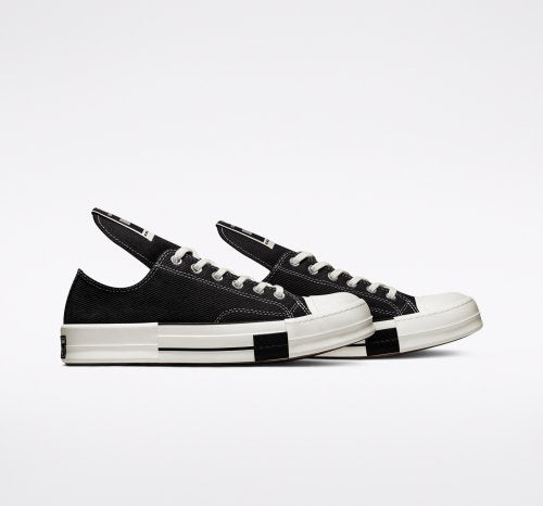CT70 X DRKSHDW DRK STAR（Rick Owens） BLACK LOW CUT 172347C