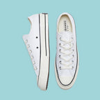 CT70 Black Pin Stripe WHITE LOW CUT A02306C