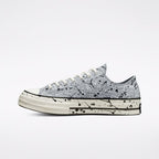 CT70 PAINT SPLATTER ASH STONE LOW CUT A01172C
