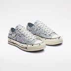 CT70 PAINT SPLATTER ASH STONE LOW CUT A01172C