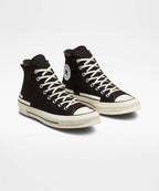 CT70 HACKED HEEL EDGE VELVET BROWN HI CUT A03239C