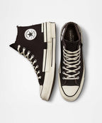 CT70 HACKED HEEL EDGE VELVET BROWN HI CUT A03239C