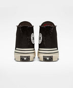 CT70 HACKED HEEL EDGE VELVET BROWN HI CUT A03239C