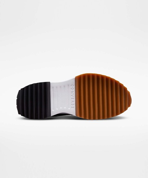 RUN STAR HIKE BLACK LEATHER（レザー）HI CUT A04292C