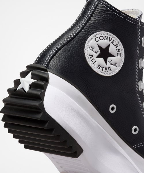 RUN STAR HIKE BLACK LEATHER（レザー）HI CUT A04292C – RARETEM