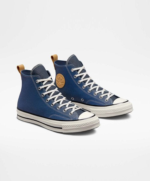 CT70 Denim & Leather Denim Fashion LIGHT NAVY HI CUT A05271C