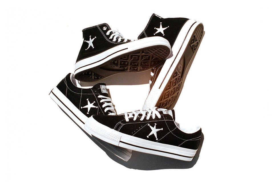ONE STAR STUSSY ステューシー BLACK LOW CUT 173120C