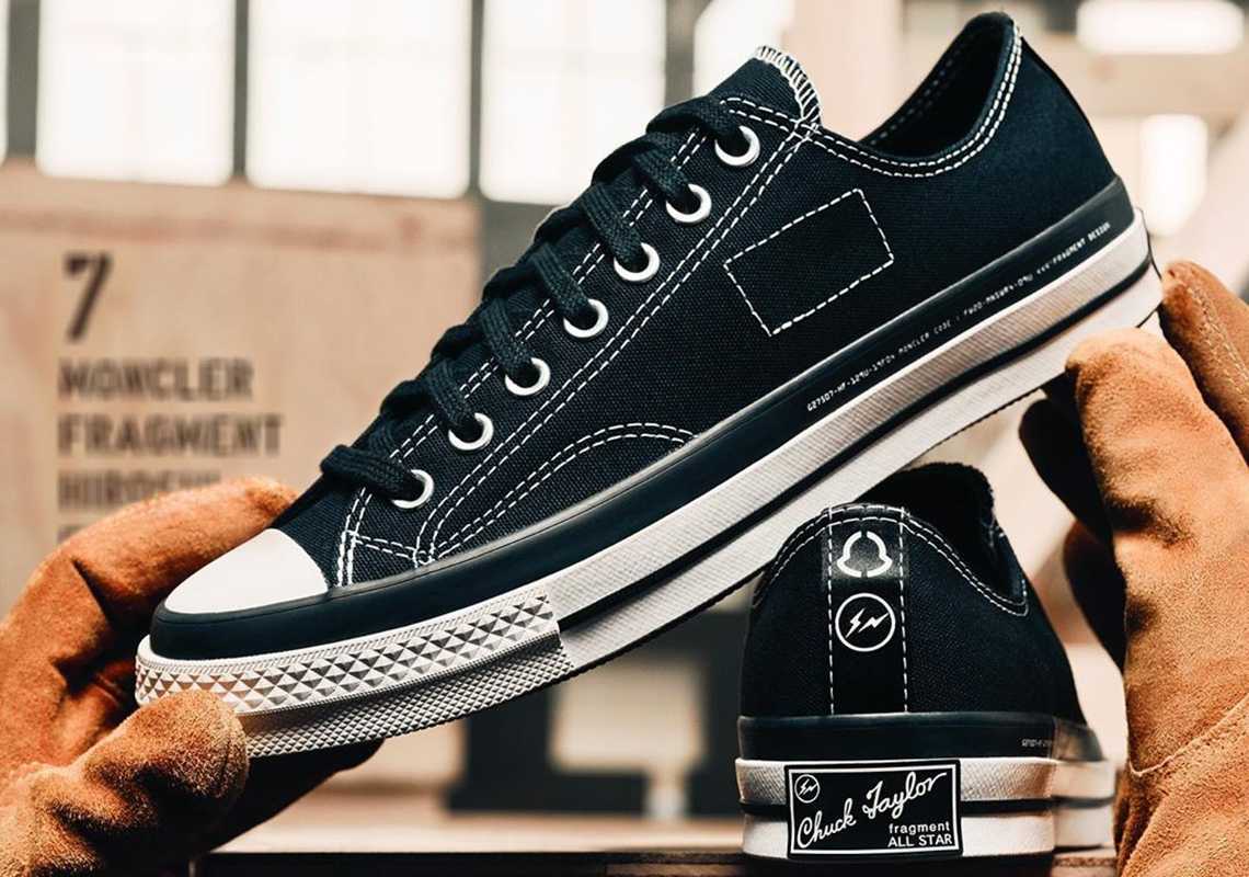 CT70 Converse x Moncler x Fragment BLACK（2020年式） LOW CUT 169069C