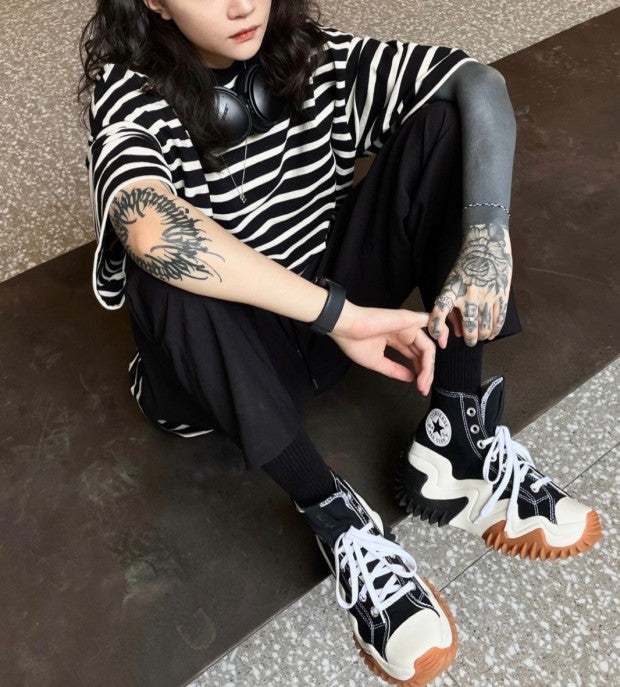 日本未発売　converse RUN STAR MOTION Run Star Motion CX Platform Seasonal Color Unisex High Top Shoe